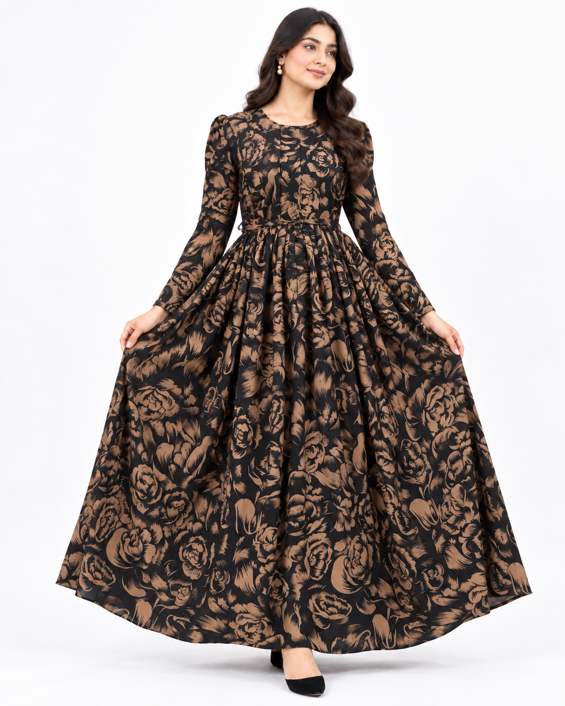 Midnight Rose Luxe One Piece Gown
